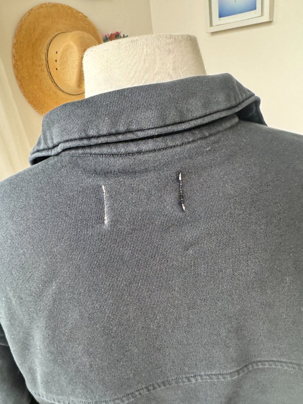 Everlane The Track Half Zip Pullover Black M Med - Picture 7 of 14